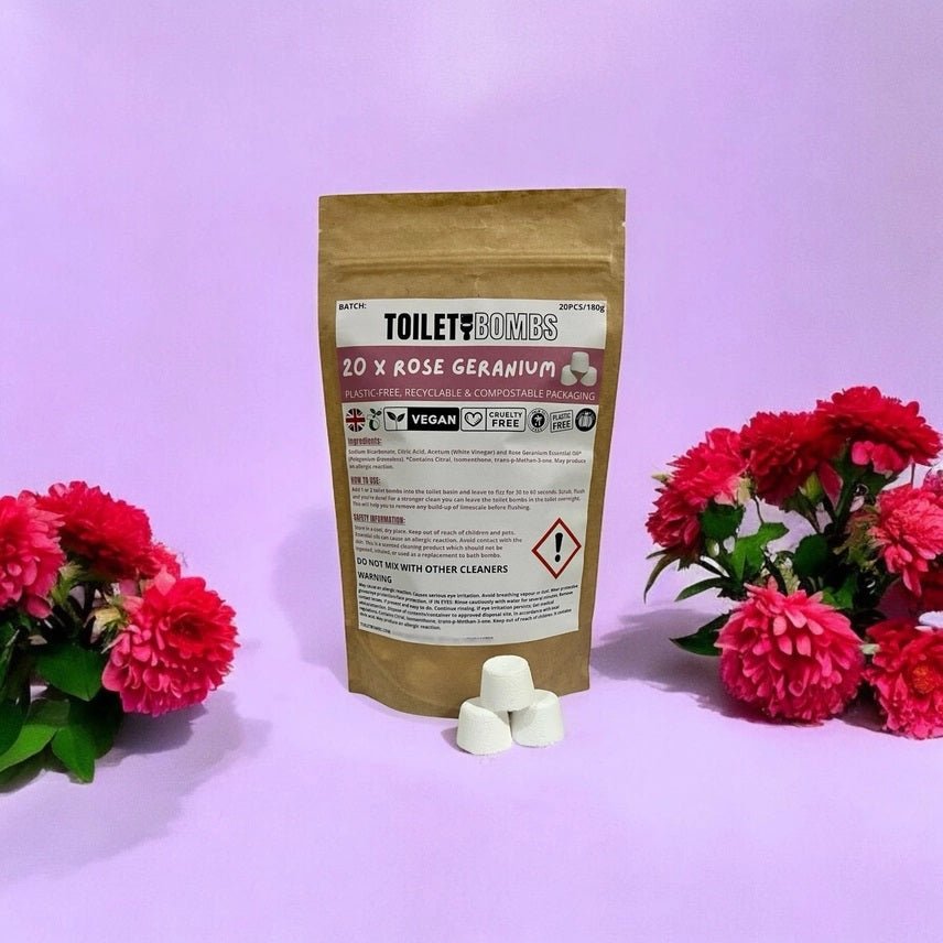 20x Toilet Bombs For Eco Cleaning, Citric Acid Bicarb Toilet Cleaner - Choice Of Scents - REGN