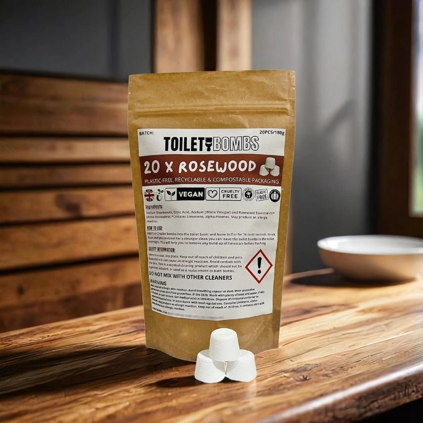 20x Toilet Bombs For Eco Cleaning, Citric Acid Bicarb Toilet Cleaner - Choice Of Scents - REGN