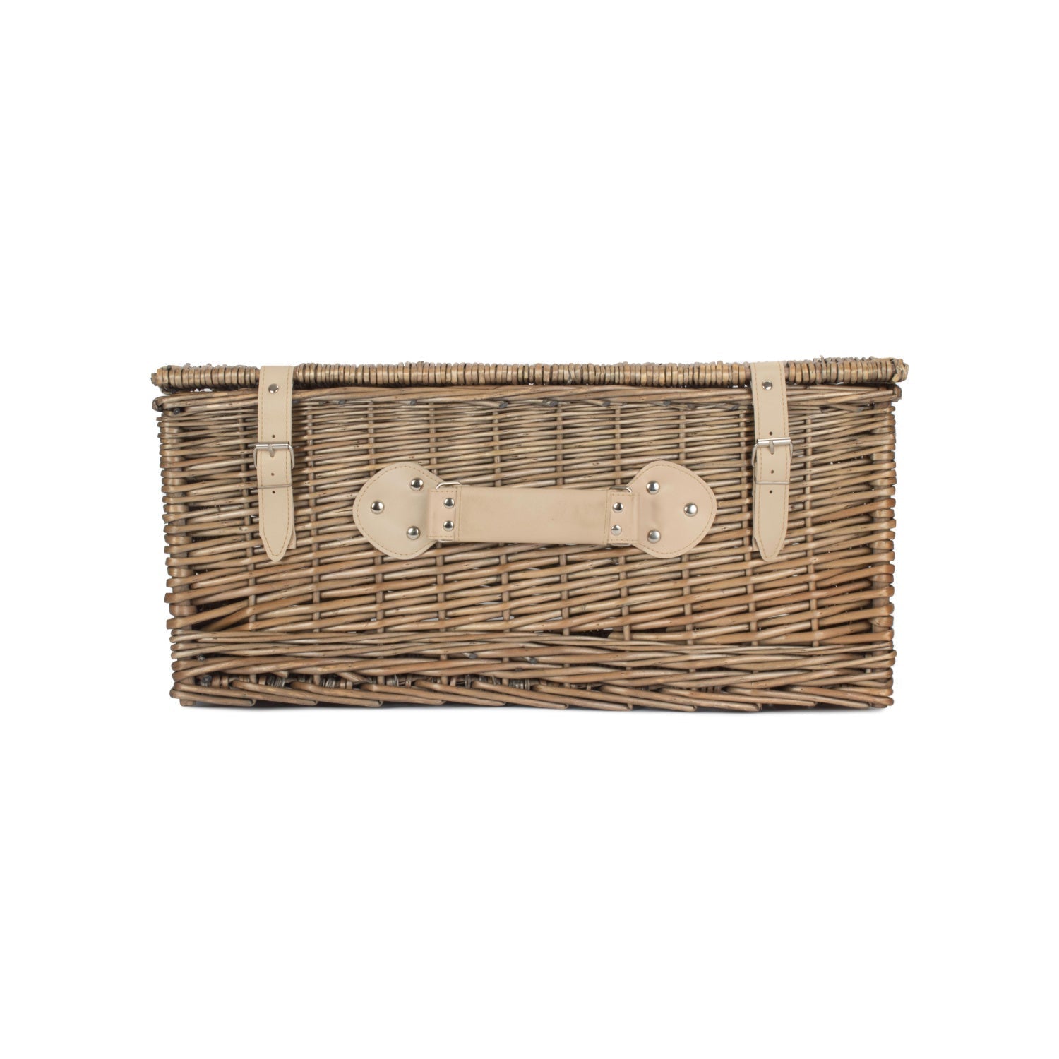 22 Inch Antique Wash Willow Hamper - REGN