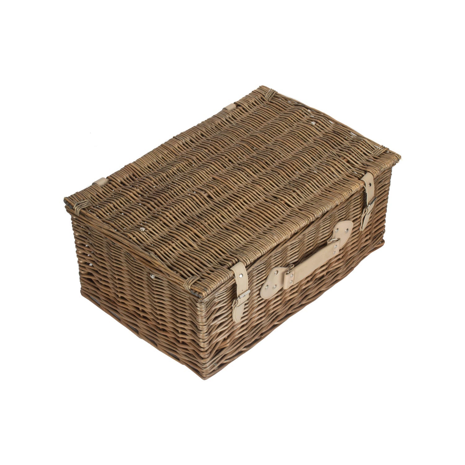 22 Inch Antique Wash Willow Hamper - REGN