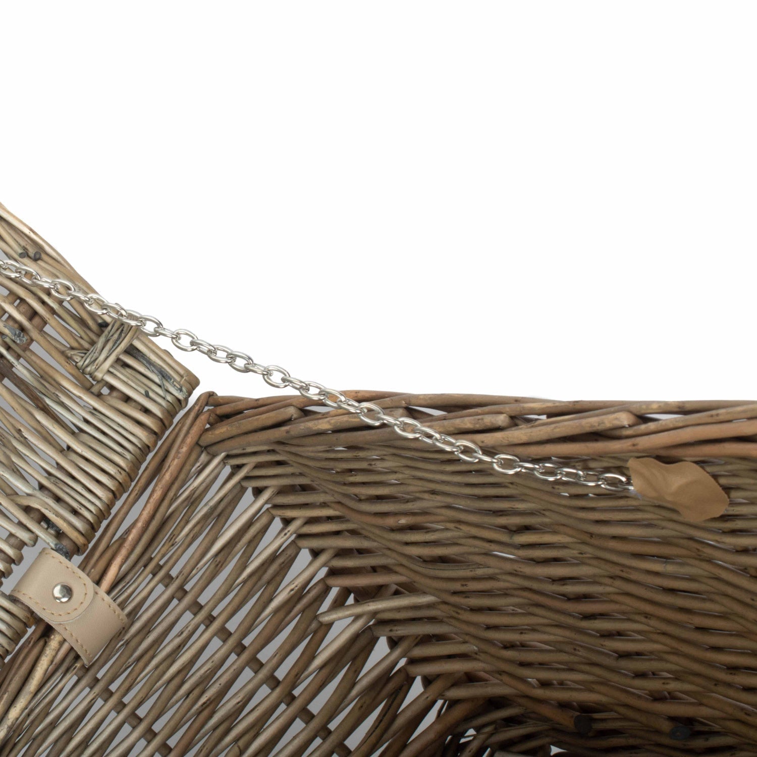 22 Inch Antique Wash Willow Hamper - REGN