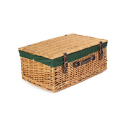22 Inch Buff Willow Hamper with Green Lining - REGN