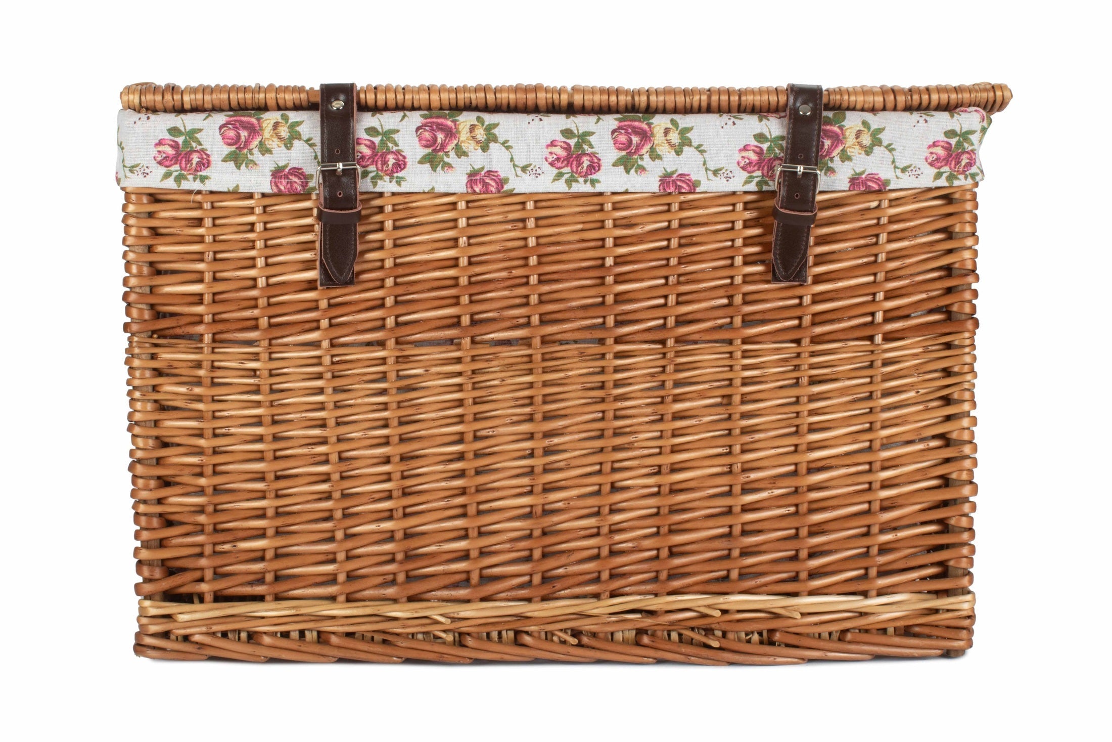 24" Double Steamed Willow Chest Hamper Trunk with Garden Rose Lining - REGN