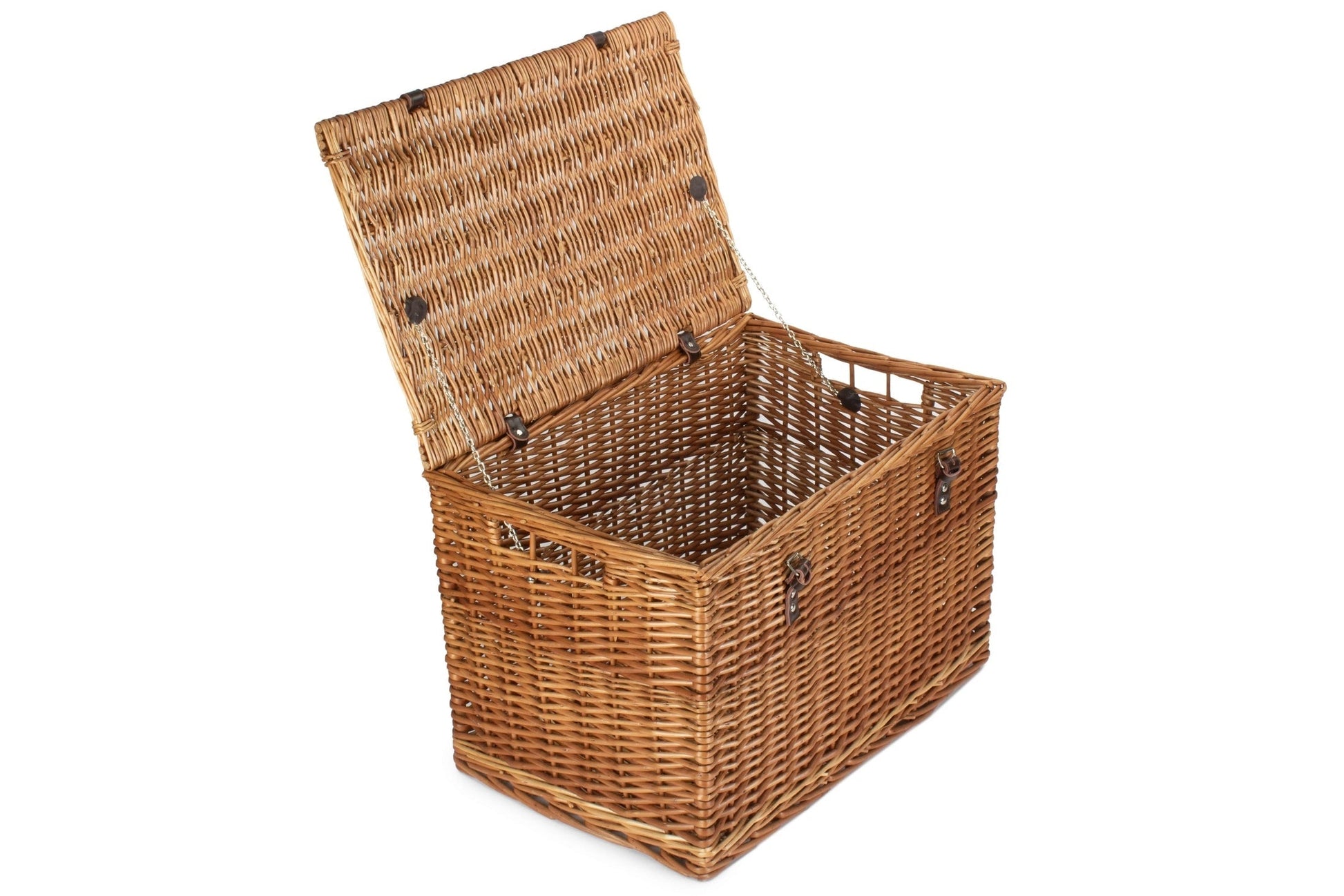 24 Inch Double Steamed Willow Chest Hamper Trunk - REGN
