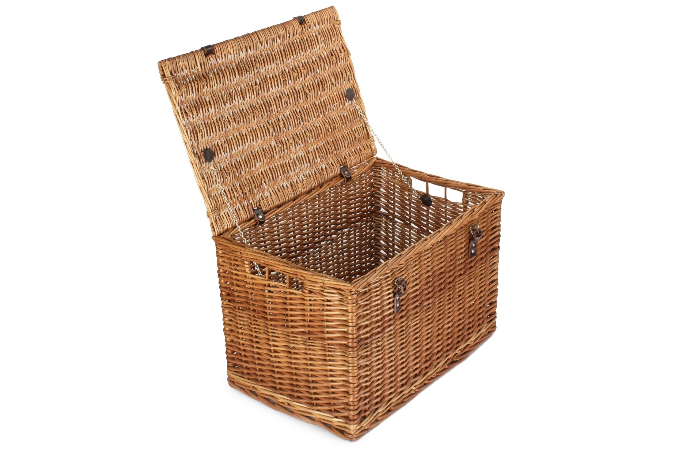 24 Inch Double Steamed Willow Chest Hamper Trunk - REGN