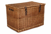 24 Inch Double Steamed Willow Chest Hamper Trunk - REGN