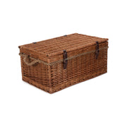 24 Inch Double Steamed Willow Rope Handled Trunk - REGN
