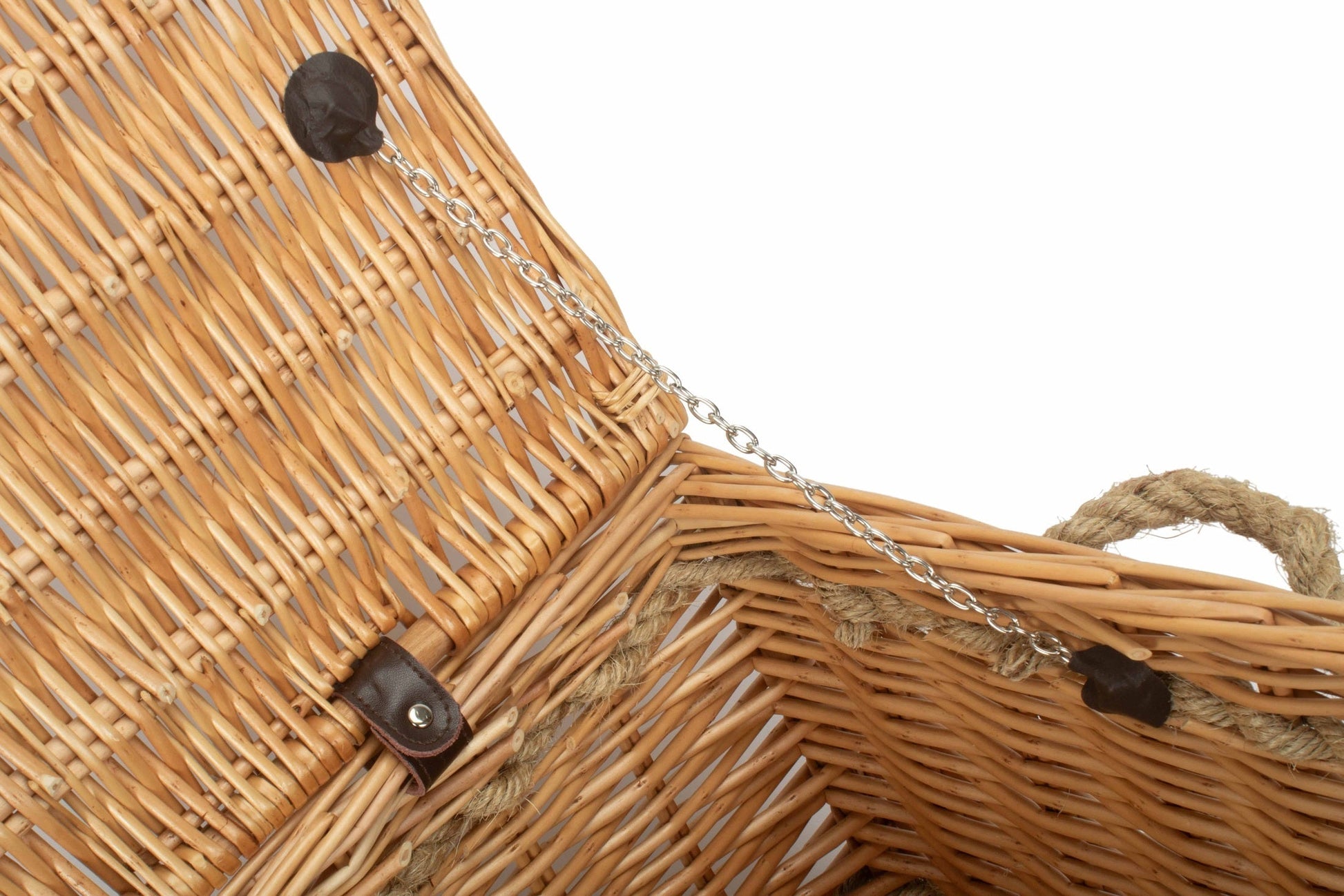 24 Inch Rope Handled Willow Hamper Trunk - REGN