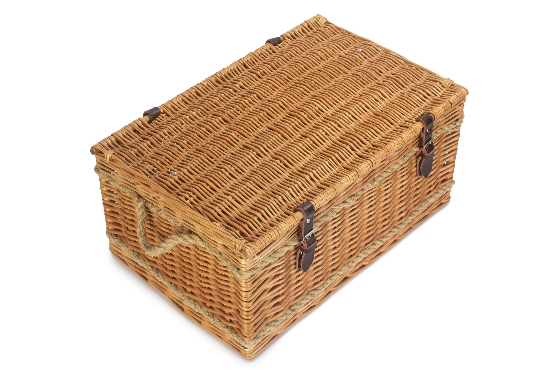 24 Inch Rope Handled Willow Hamper Trunk - REGN