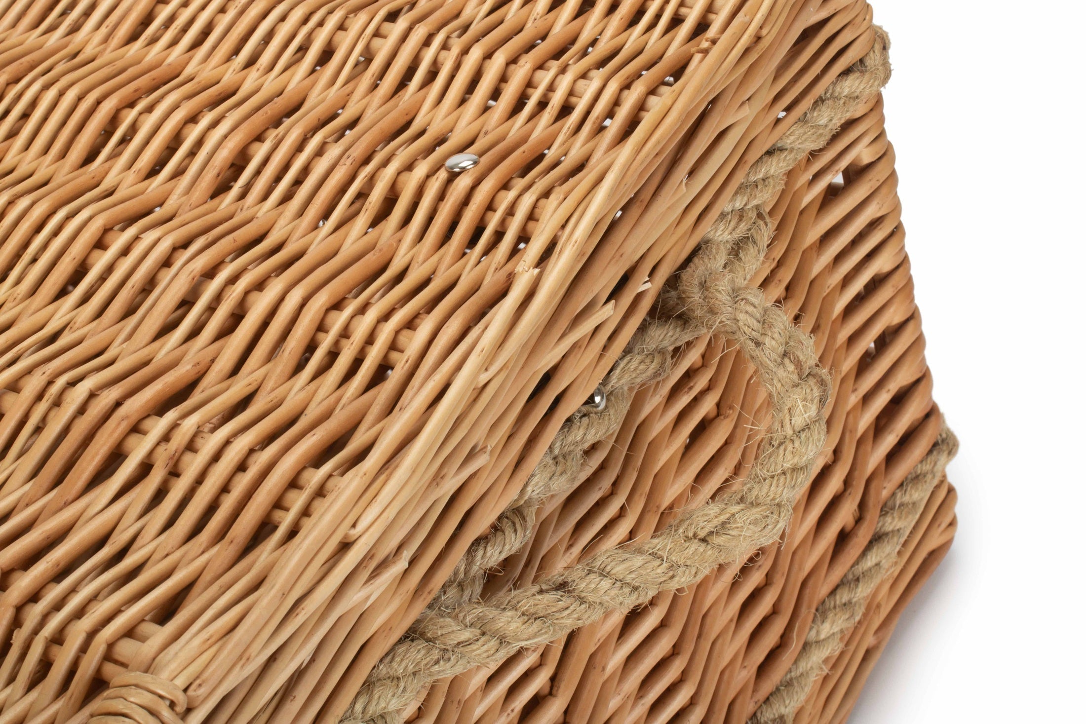 24 Inch Rope Handled Willow Hamper Trunk - REGN
