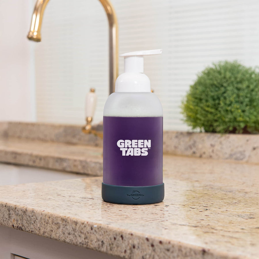 Foaming Hand Soap GreenTabs™ Starter Kit – Refillable Glass Bottle