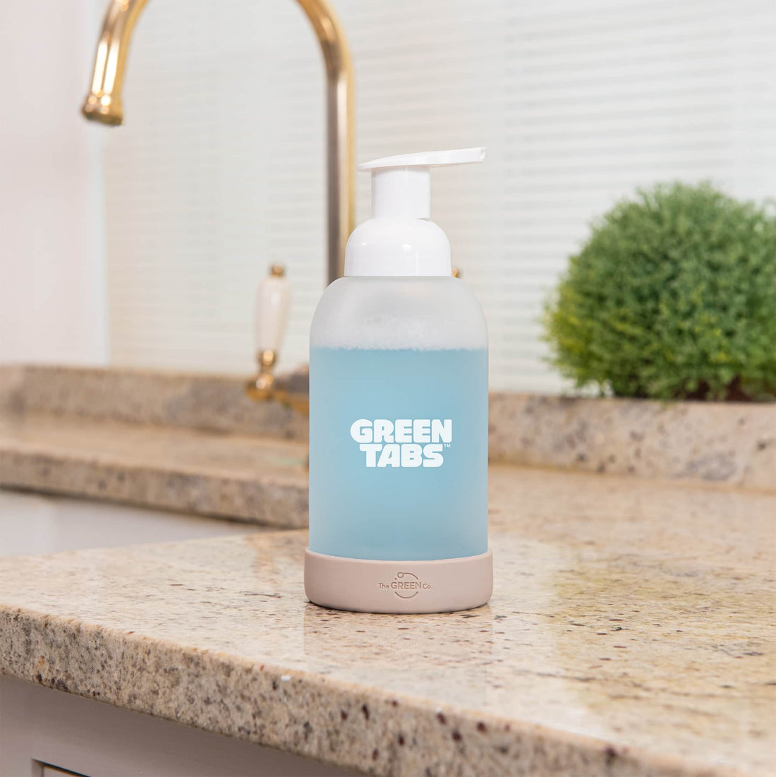 Foaming Hand Soap GreenTabs™ Starter Kit – Refillable Glass Bottle