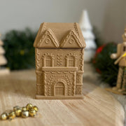 Christmas Cottage Soy Wax Candle – Gingerbread Scented | 40 Hour Burn
