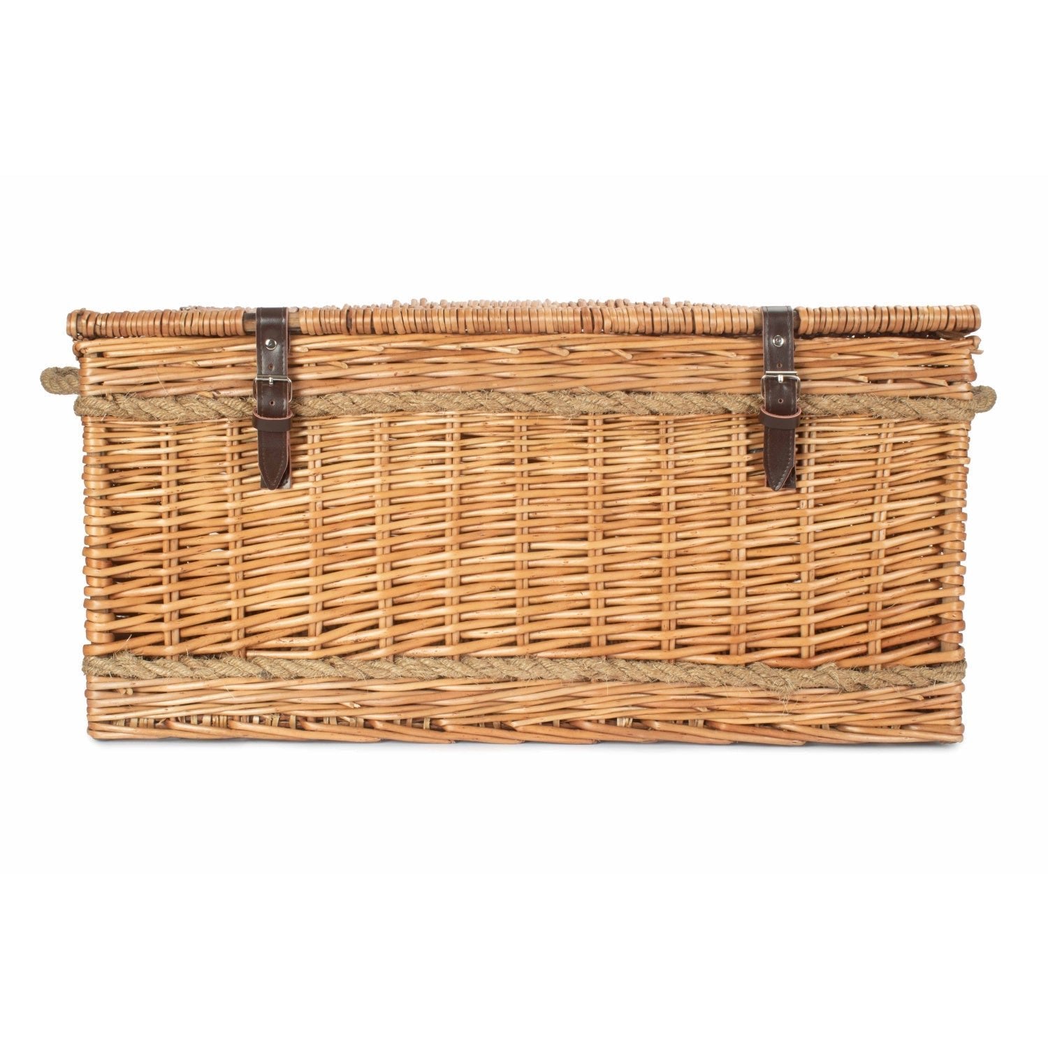 28 Inch Double Steamed Willow Rope Handled Hamper Trunk - REGN
