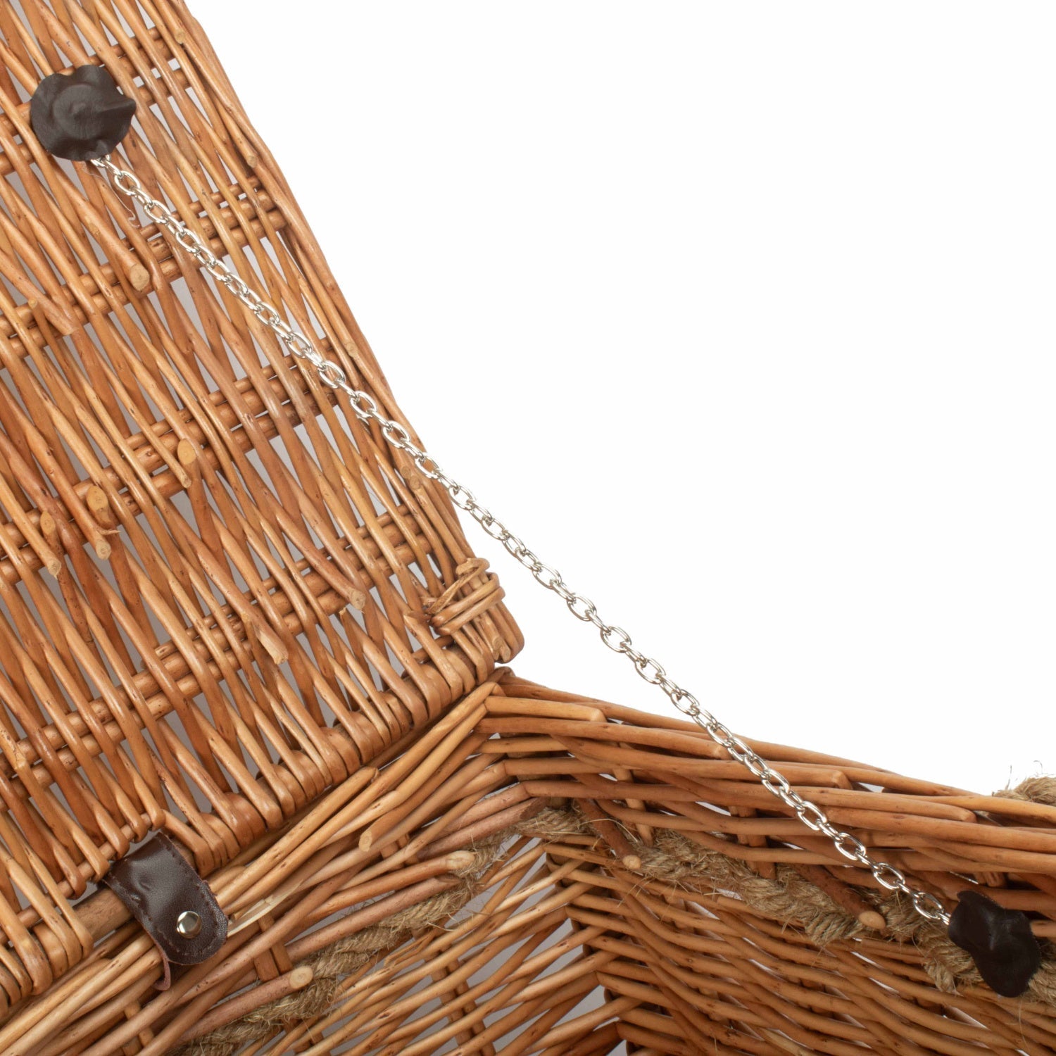 28 Inch Double Steamed Willow Rope Handled Hamper Trunk - REGN