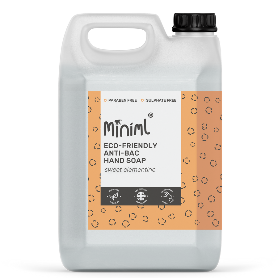 Clementine Anti-Bac Hand Soap – 5L Refill Gel Cleanser