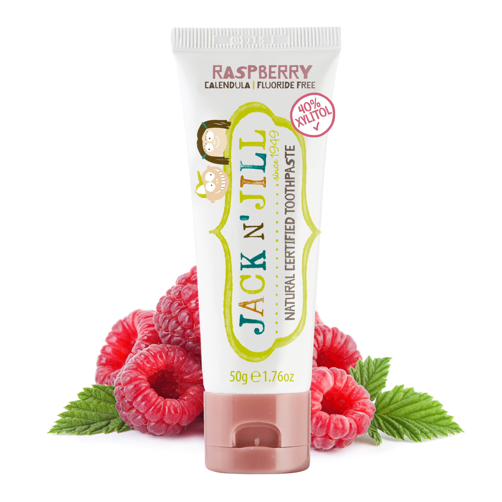 Jack N’ Jill Natural Raspberry Toothpaste for Babies & Kids – 50g