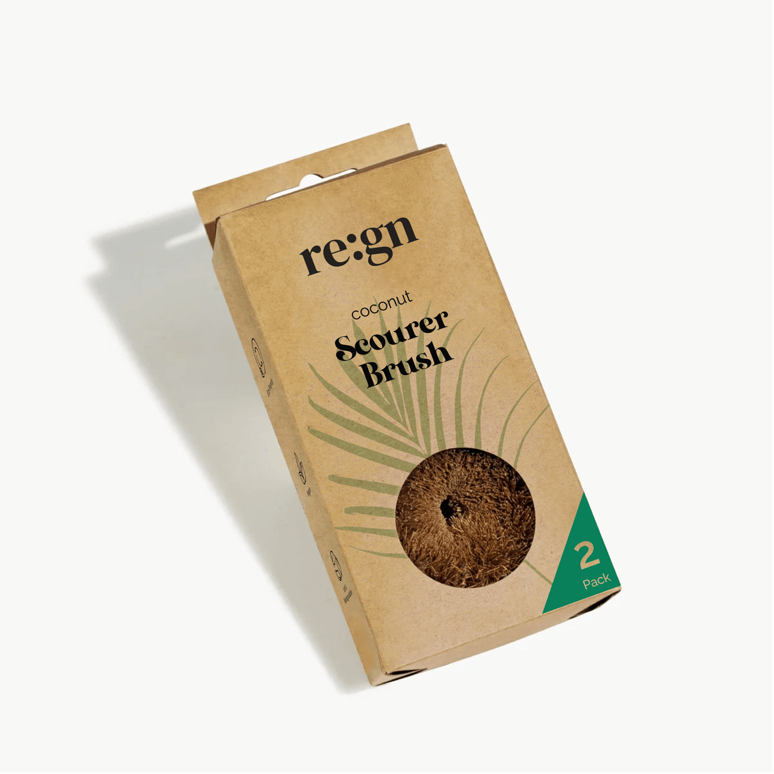 Round Coconut Scourers - Pack of 2