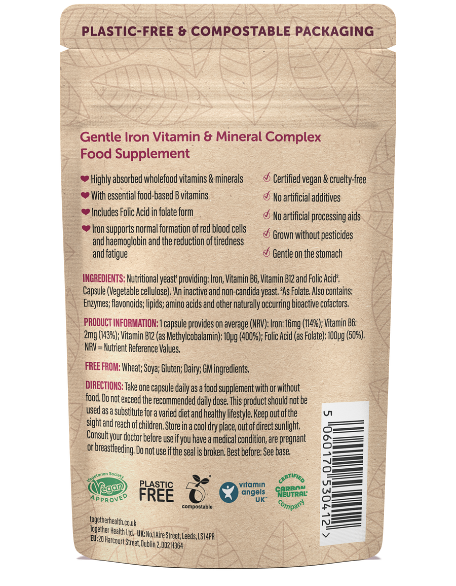 Gentle Iron – Iron Supplement – 30 Capsules