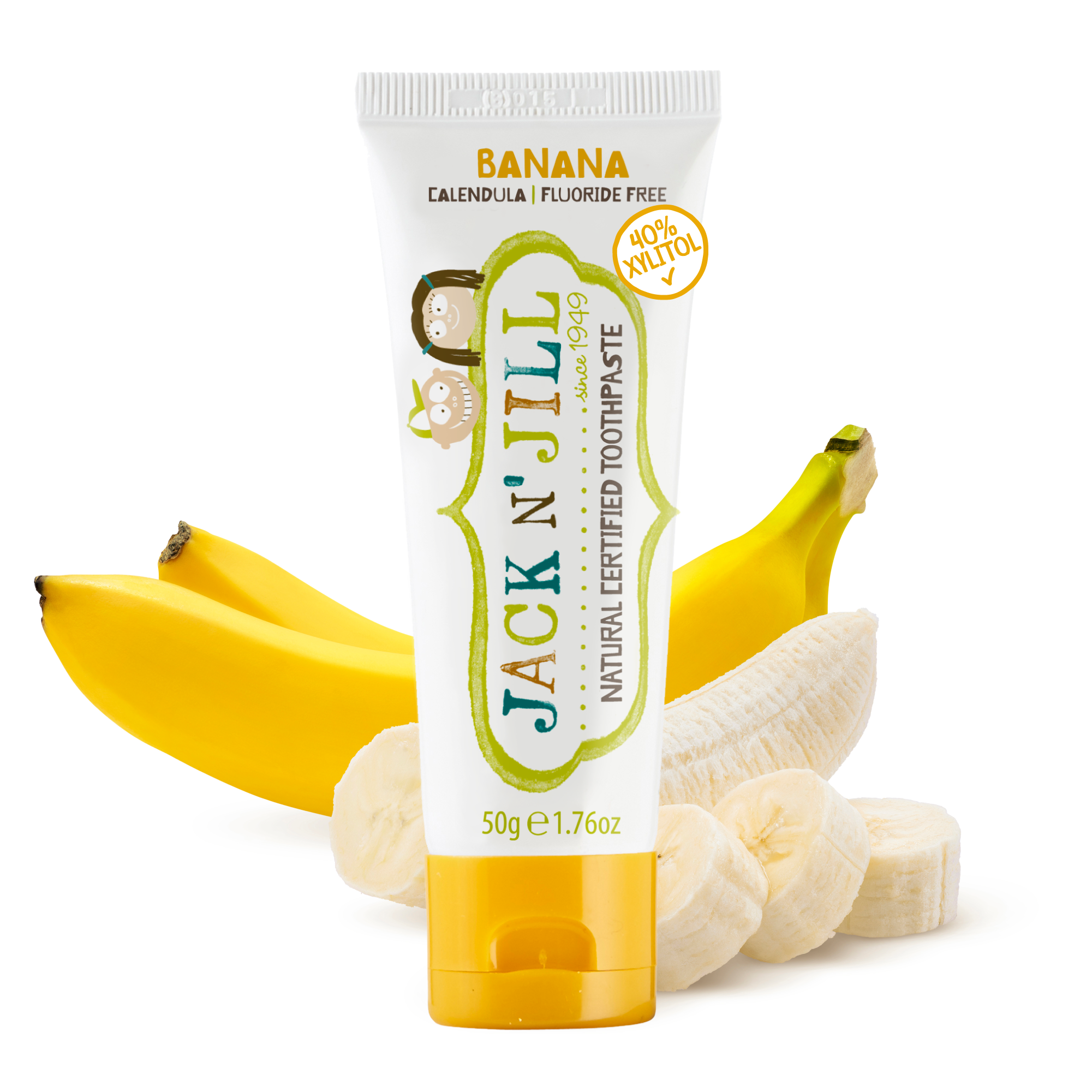 Jack N’ Jill Natural Banana Toothpaste for Kids 50g