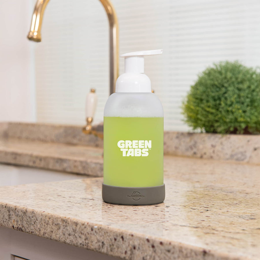 Foaming Hand Soap GreenTabs™ Starter Kit – Refillable Glass Bottle