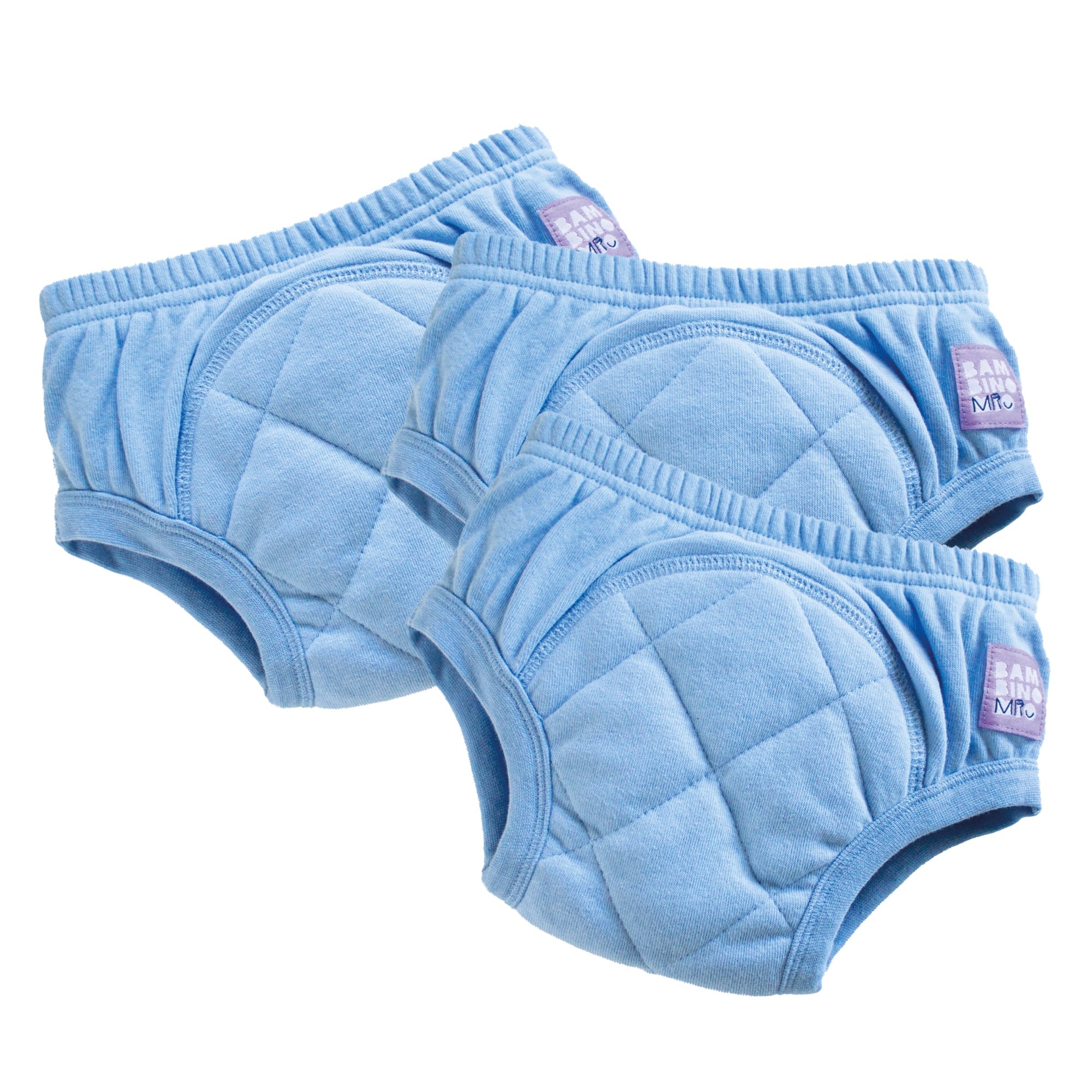 3 Pack Reusable Potty Training Pants in Light Blue - Enhanced Design - REGN