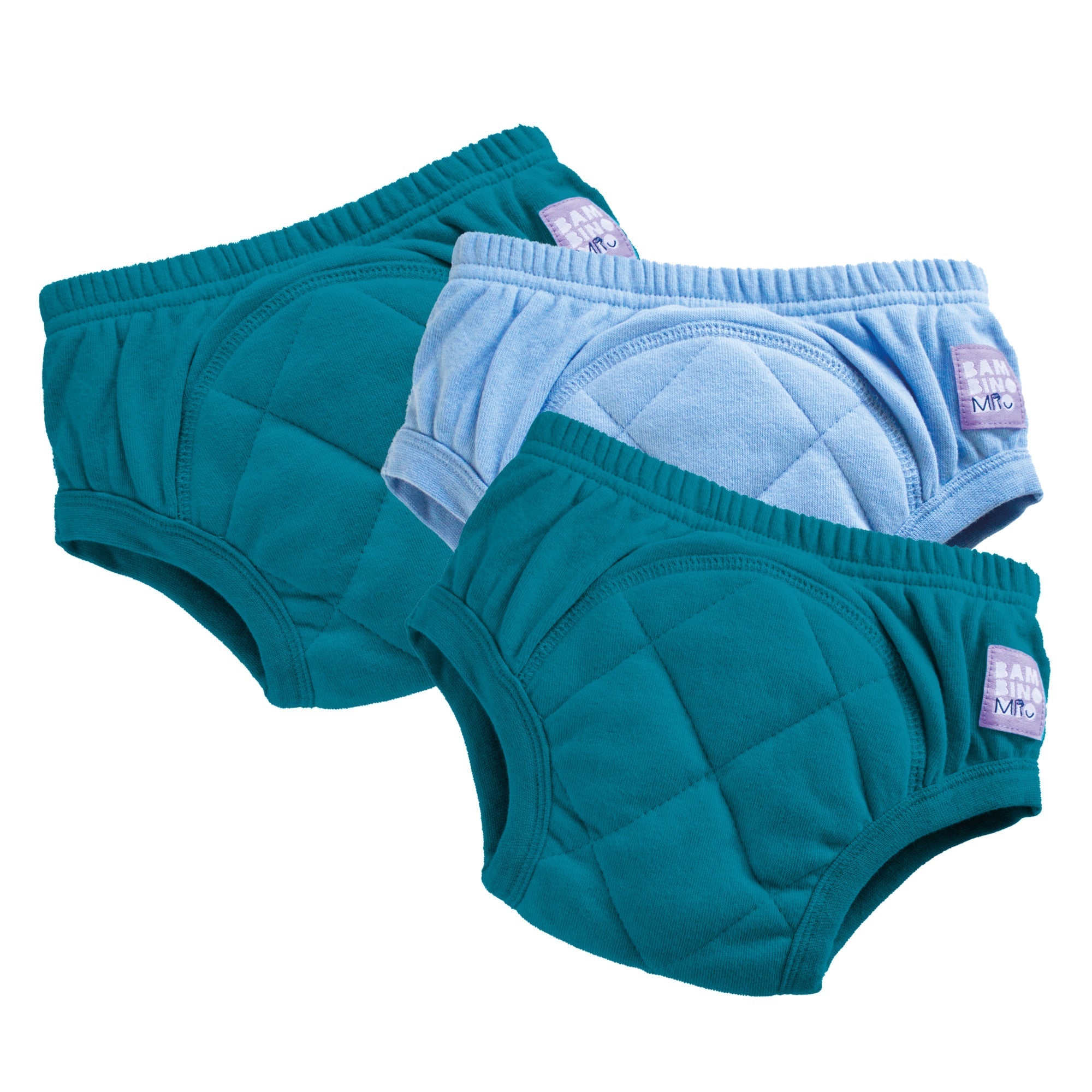 3 Pack Reusable Potty Training Pants in Mix Boy Blue - Enhanced Design - REGN