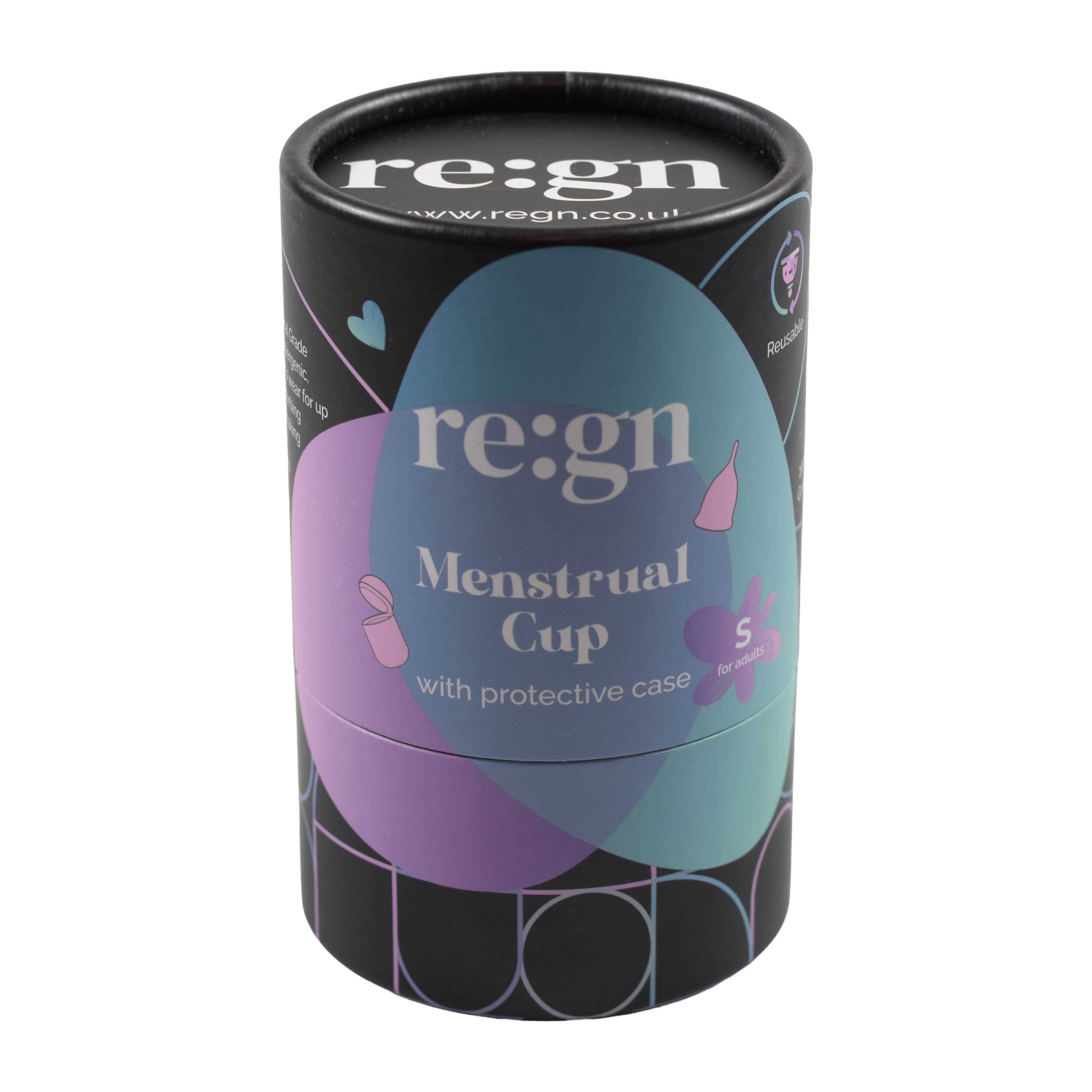 re:gn Eco Menstrual Cup – Reusable Silicone Cup with Case