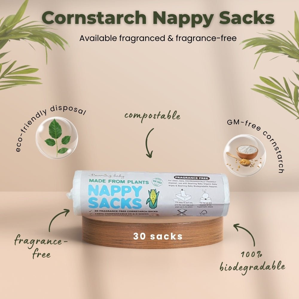 30 Pack of Cornstarch Nappy Sacks - REGN