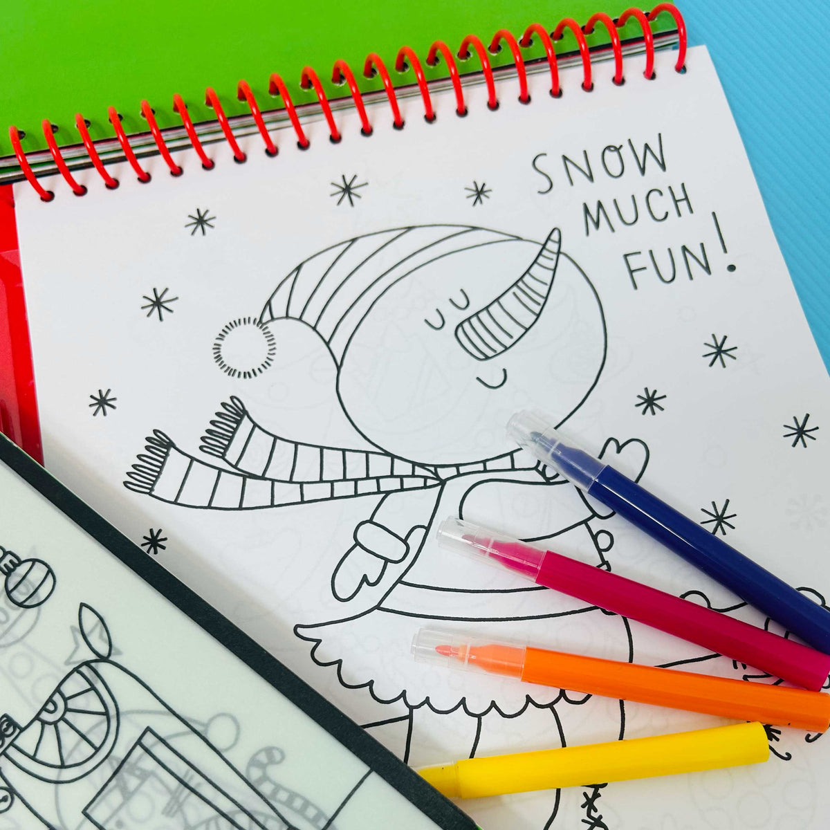 Children's Christmas Activity Book | Colouring, Scratch Art, Stickers & Pens