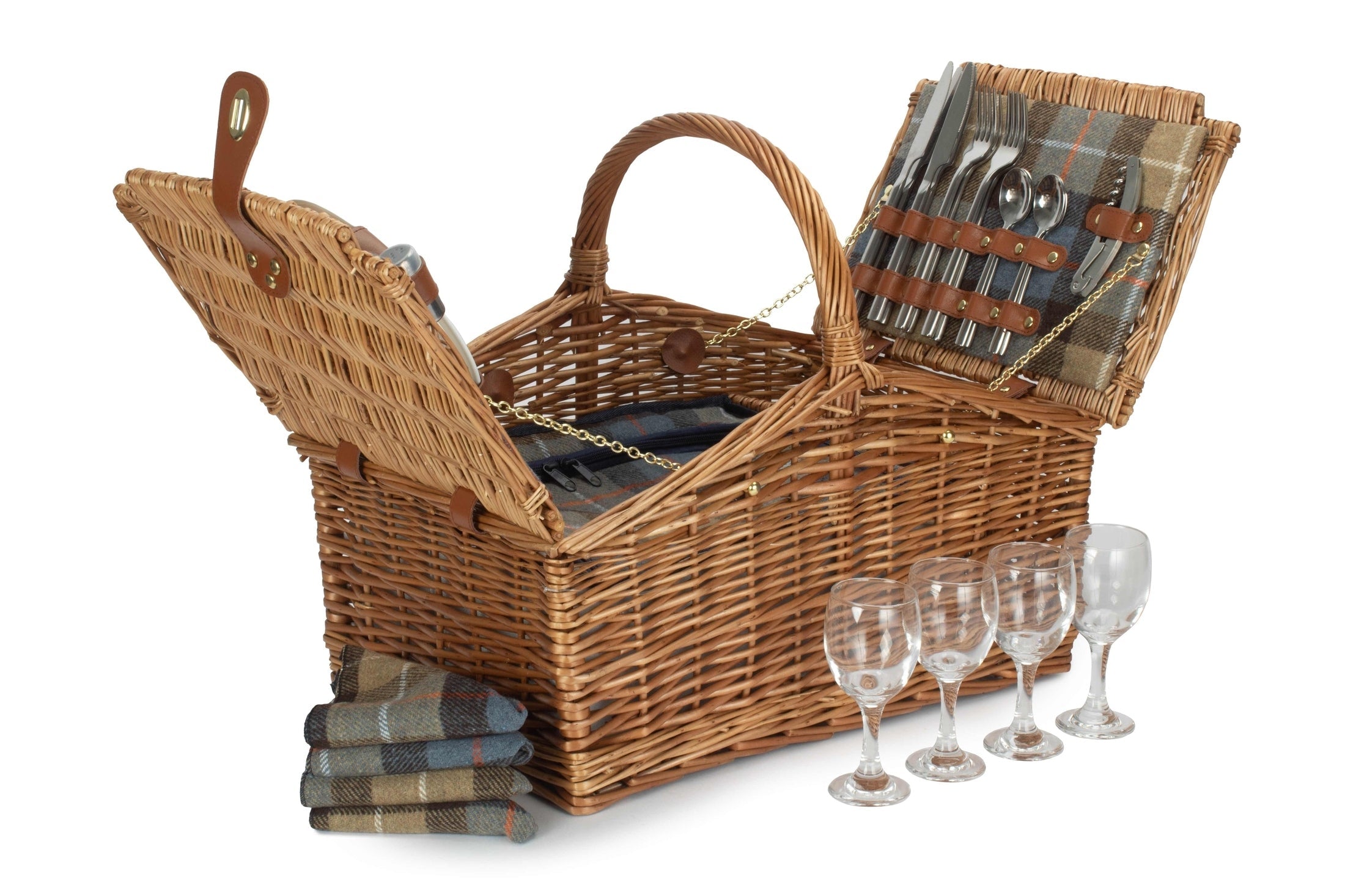 4 Person Ravenstor Double Lidded Hamper - REGN