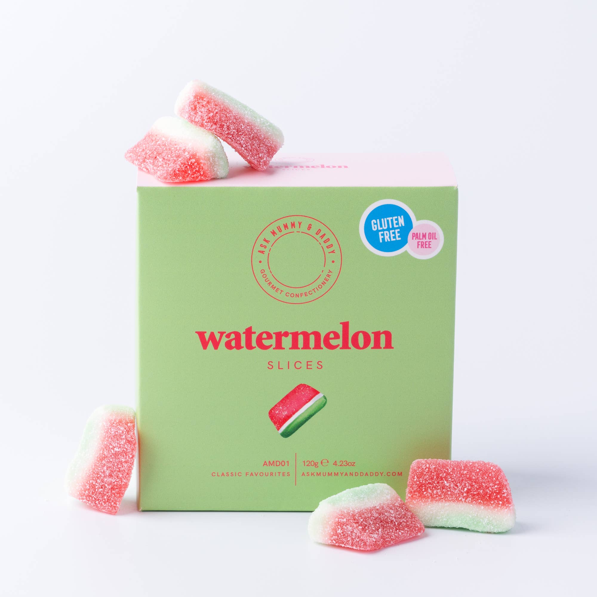 Ask Mummy & Daddy Watermelon Slices Gift Box – Watermelon Flavoured Sweets