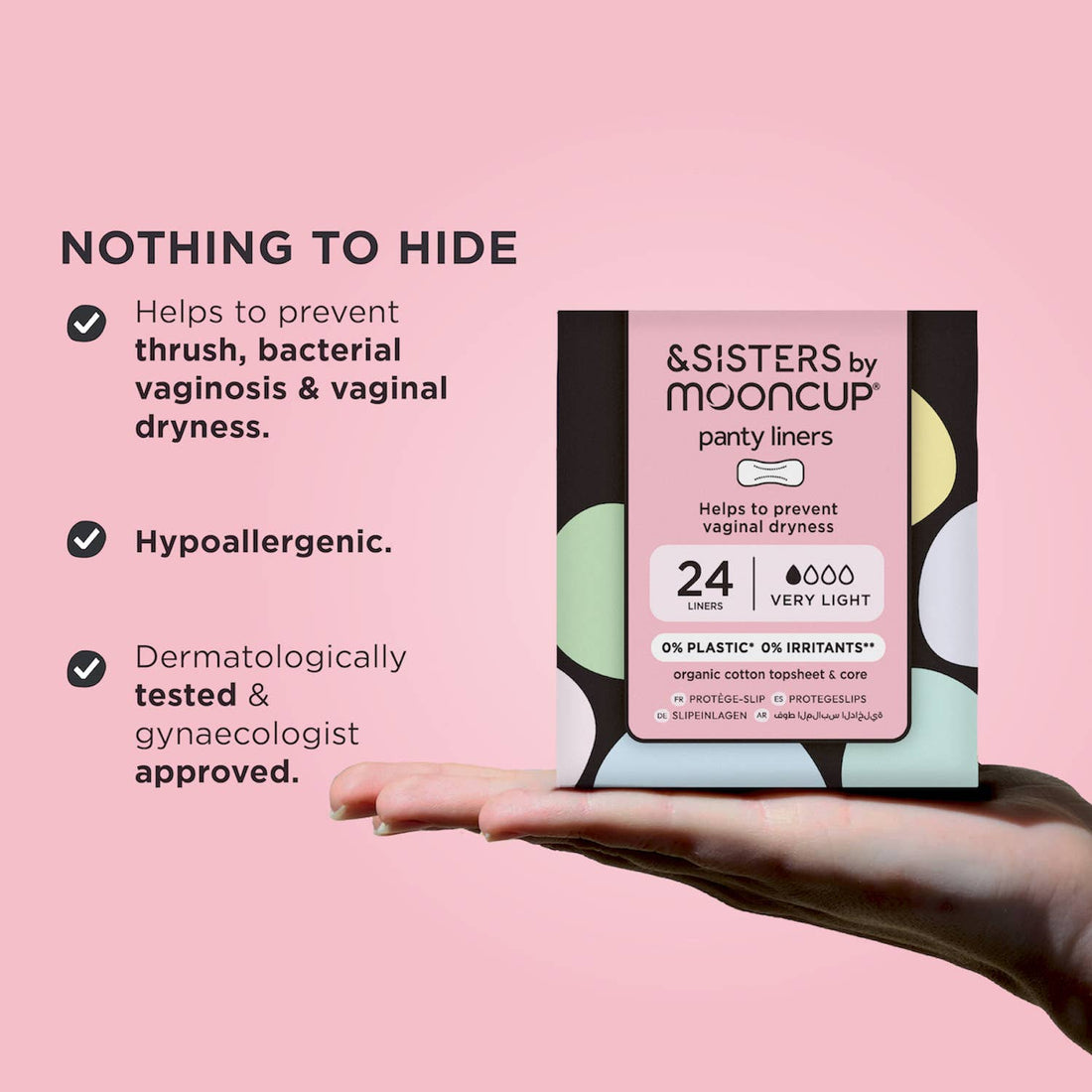 Liners | Very Light (24 Pack) | Plastic-free | Vegan