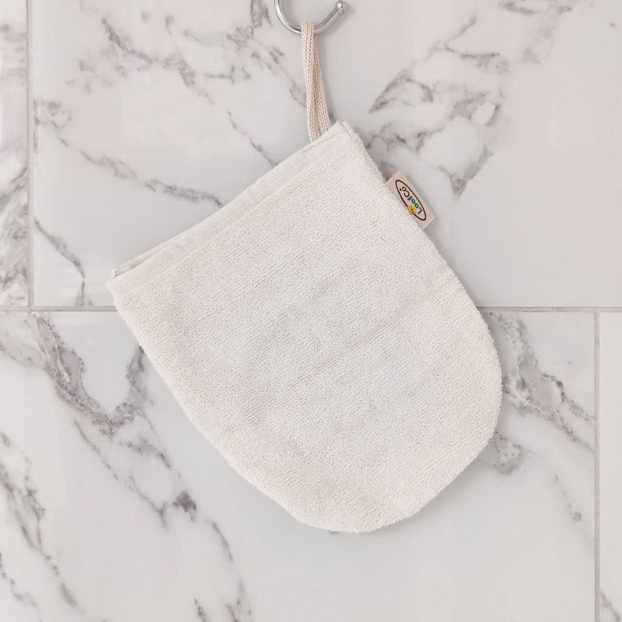 LoofCo Cleansing Mitt – Egyptian Cotton Face & Body Wash Glove
