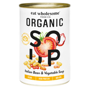 Eat Wholesome Organic Tuscan Bean & Vegetable Soup 400g