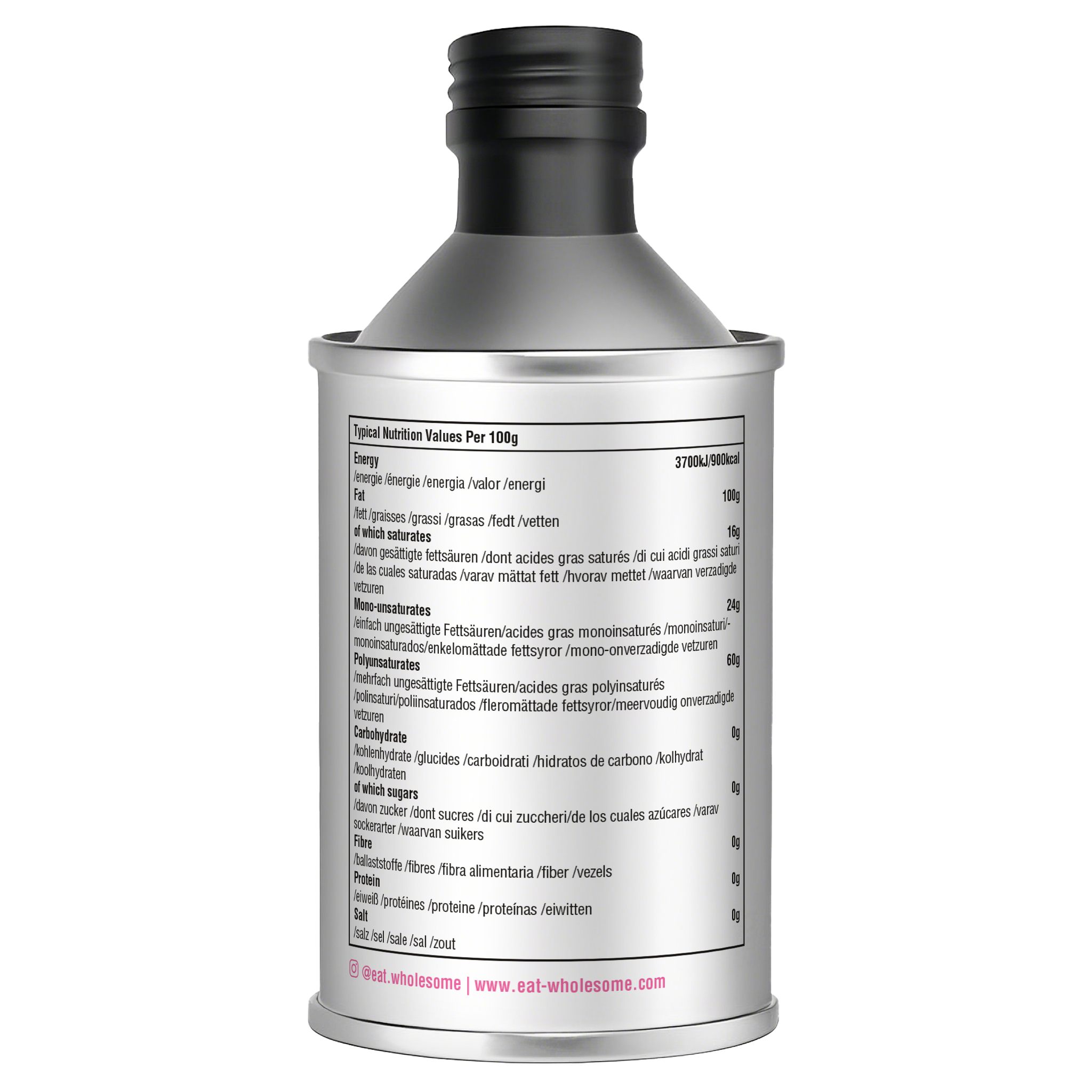 Eat Wholesome Organic Black Seed Oil 250ml | Cold-Pressed