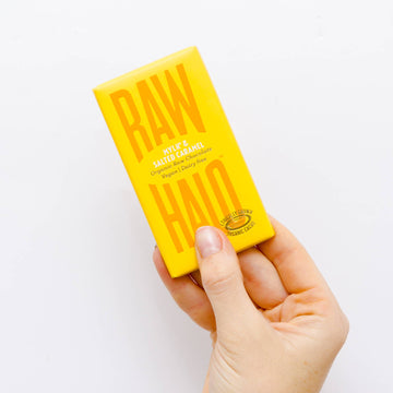 Organic Vegan Mylk Chocolate with Salted Caramel 35g