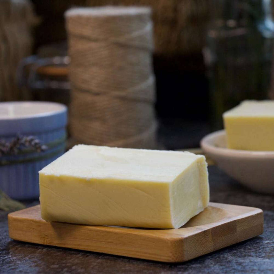 Natural Soap, Cotton Cloth & Bamboo Dish Gift Set – Handmade in Yorkshire