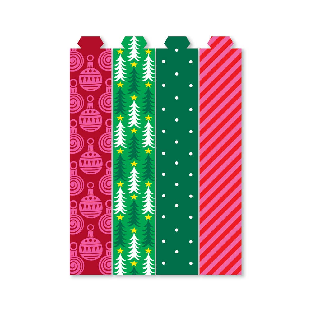 Christmas Paper Chains – Trees & Baubles | 100 Links | Approx. 6 Metres