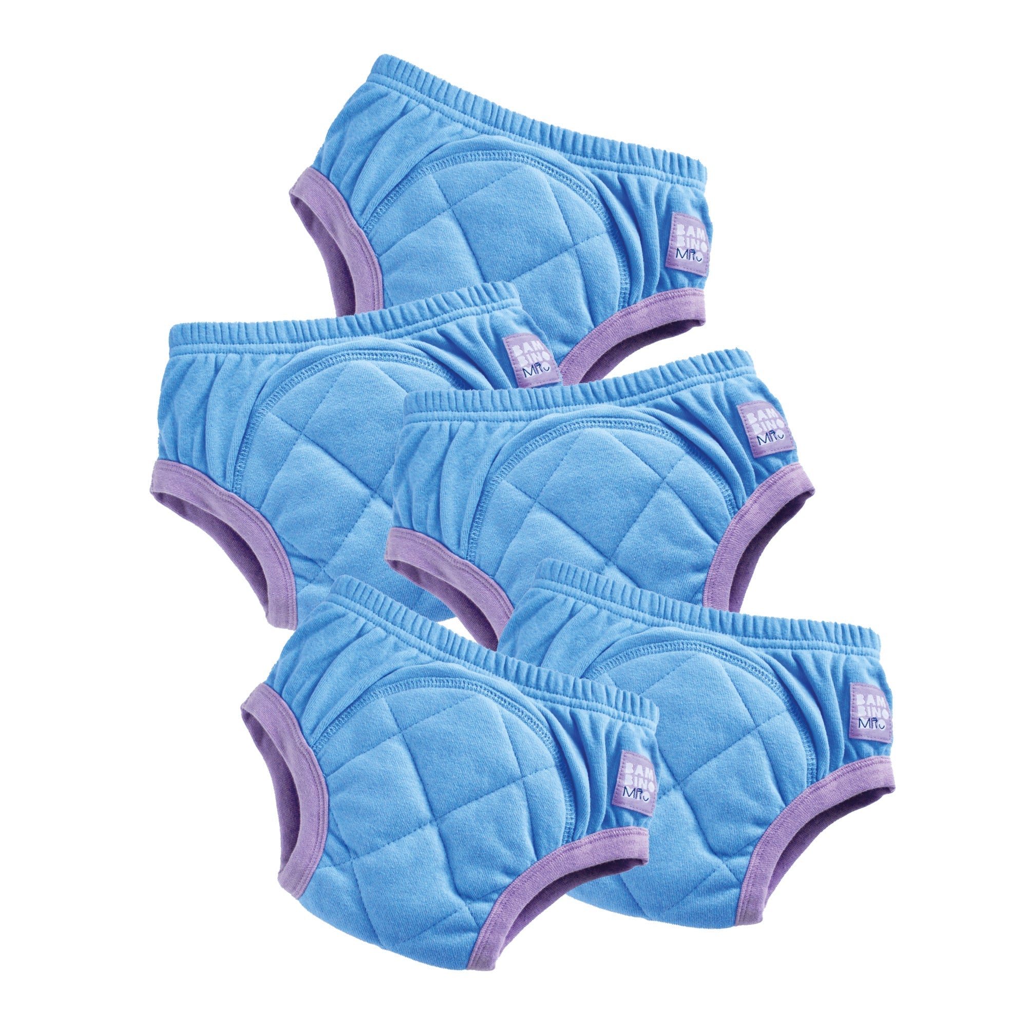 5 Pack Reusable Potty Training Pants in Sky - Enhanced Design - REGN