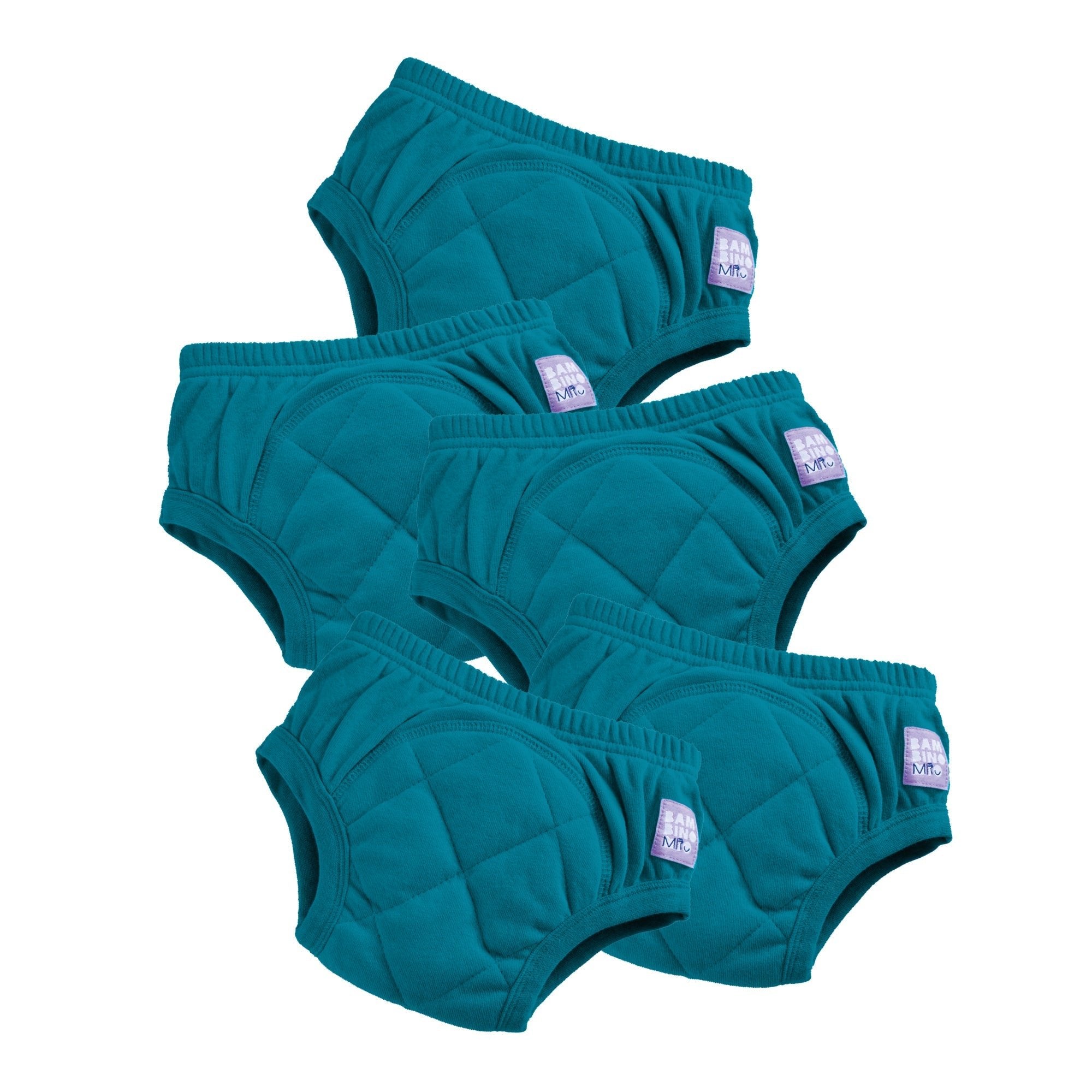 5 Pack Reusable Potty Training Pants in Teal - Enhanced Design - REGN