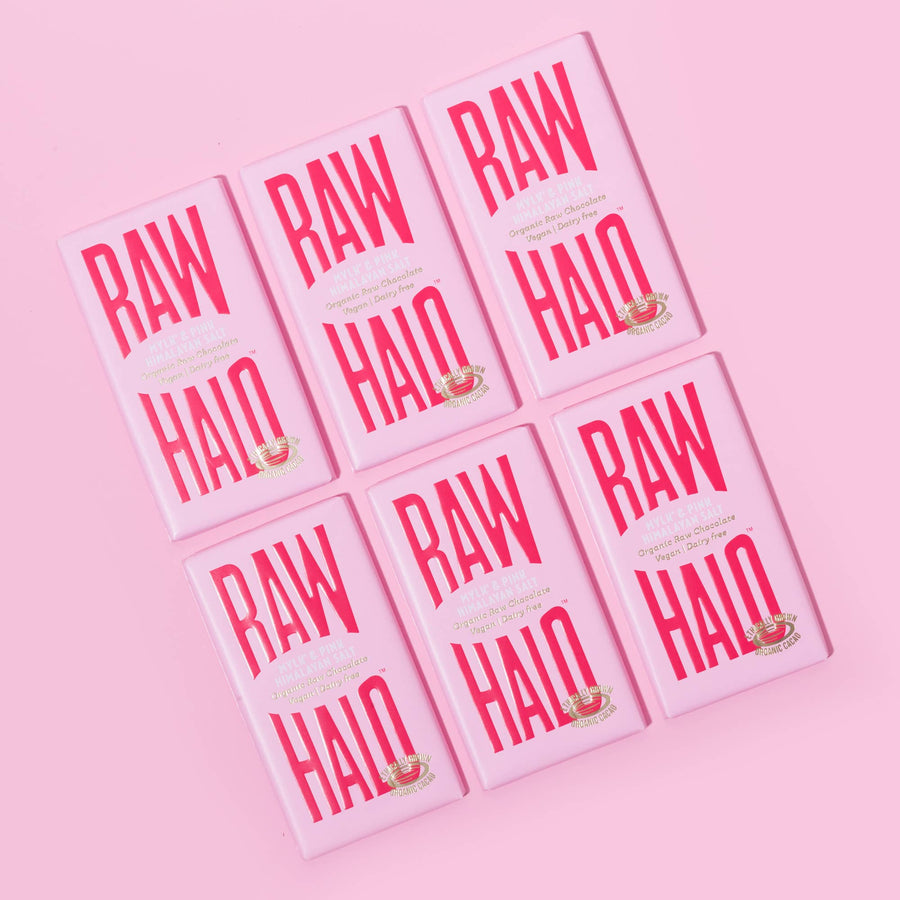 Organic Vegan Mylk Chocolate with Pink Himalayan Salt 35g