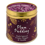 Christmas Elegance Plum Pudding Scented Candle | 50 Hour Burn