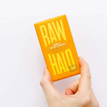 Organic Vegan Dark Chocolate with Salted Caramel 35g