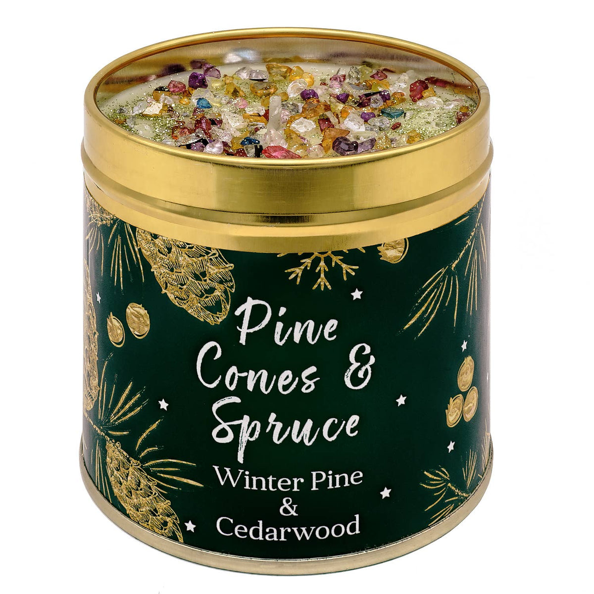 Christmas Elegance - Pine Cones andChristmas Elegance Pine Cones & Spruce Scented Candle | 50 Hour BurnSpruce