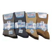 Sock Stack Men's Cotton Loose Top Socks 6 Pack UK 6-11 Non-Elastic Antibacterial