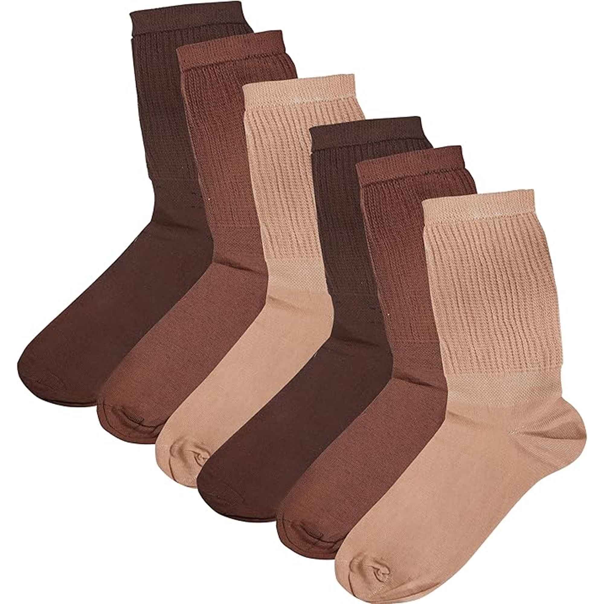 Sock Stack Men's Extra Wide Diabetic Socks Non Elastic Loose Top Moisture-Wicking UK 6-11
