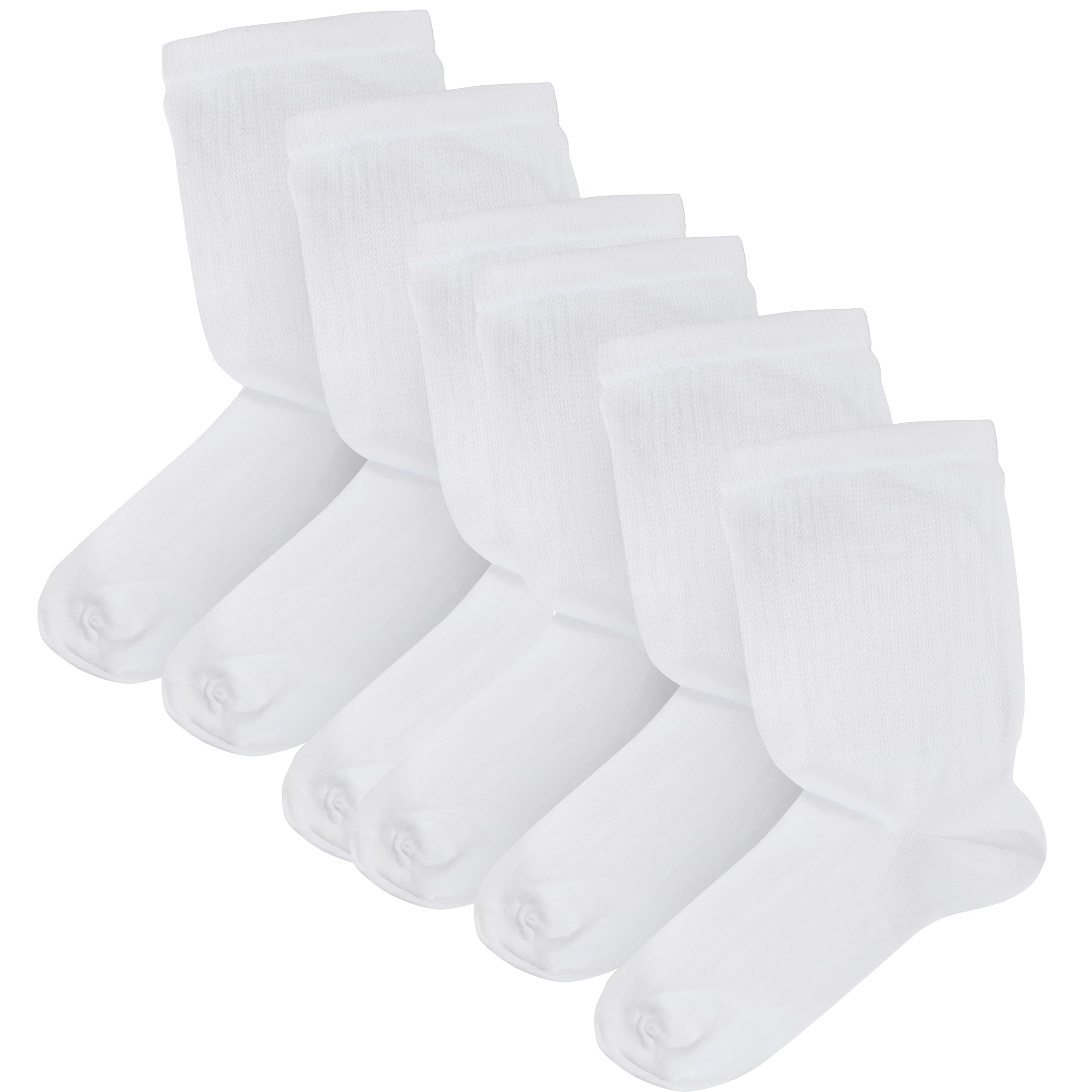 Sock Stack Men's Extra Wide Diabetic Socks Non Elastic Loose Top Moisture-Wicking UK 6-11