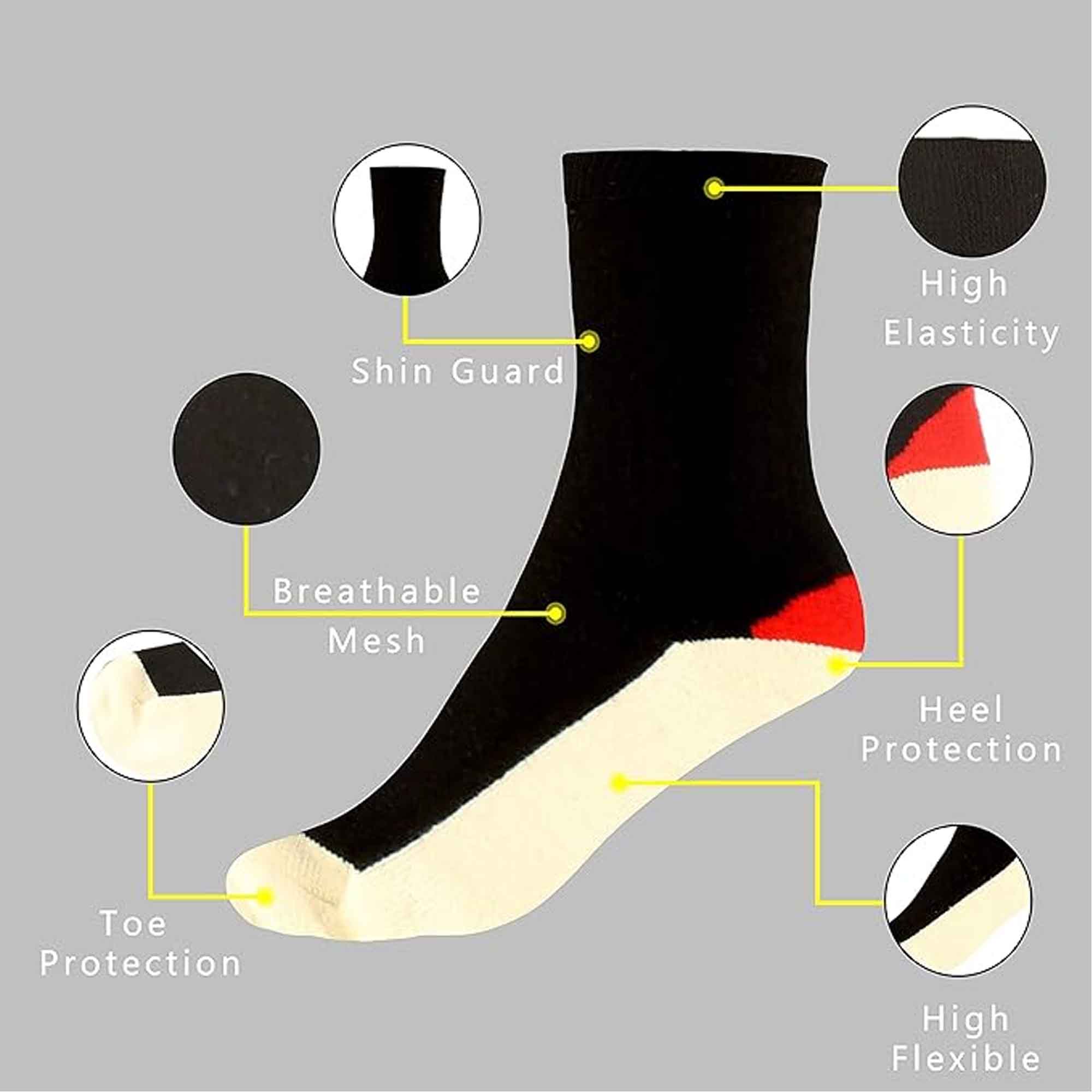 Sock Stack Men's Lambswool Work Boot Socks With Reinforced Heel And Toe Warm Durable