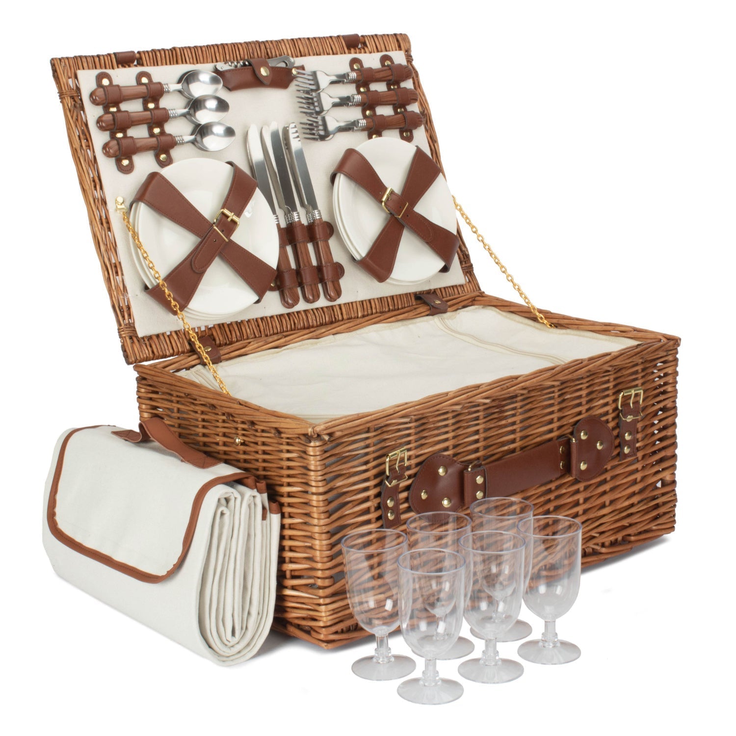 6 Person Classic Picnic Hamper - REGN